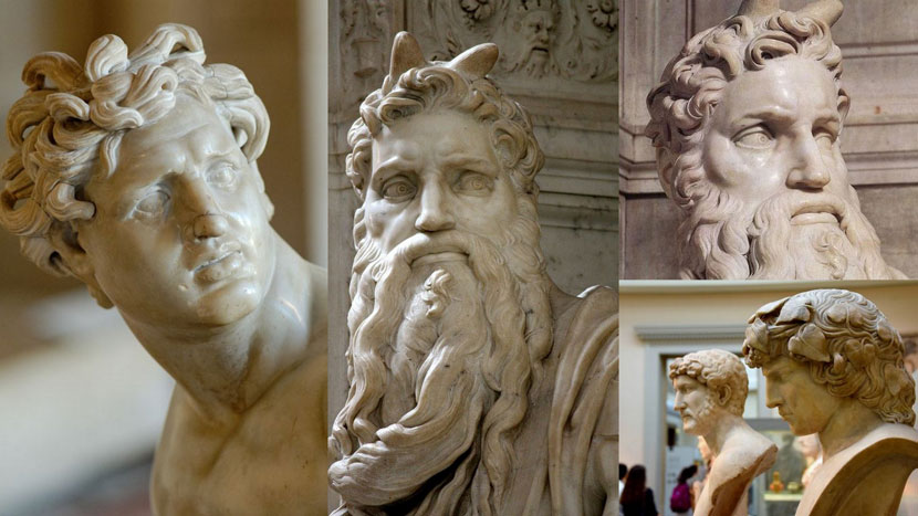 Examples of marble statues