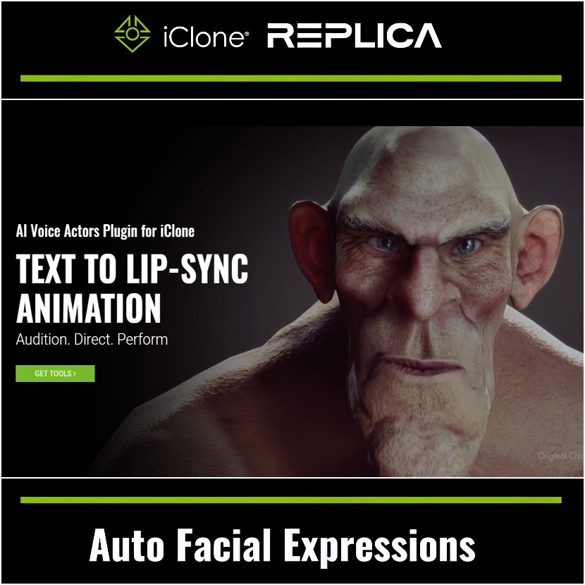 iClone - Replica an AI voice actor’s free plugin